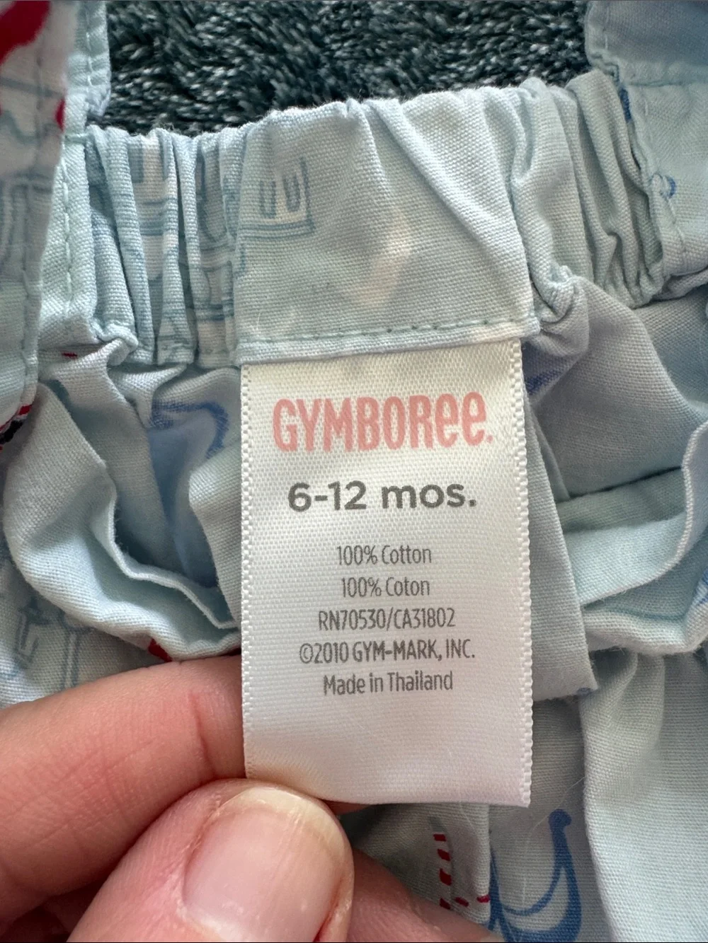 Gymboree Light Blue Nautical Tunic with Matching Bloomers